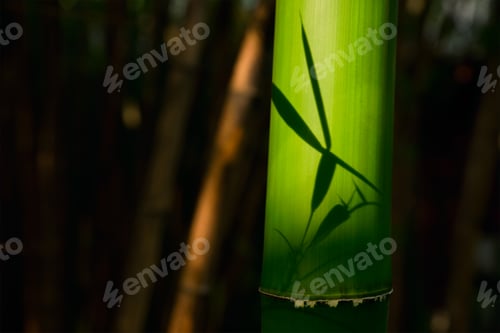 Preview: Bamboo close up in bamboo grove