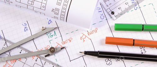 Preview: Rolls of electrical diagrams, construction drawings and accessories for drawing