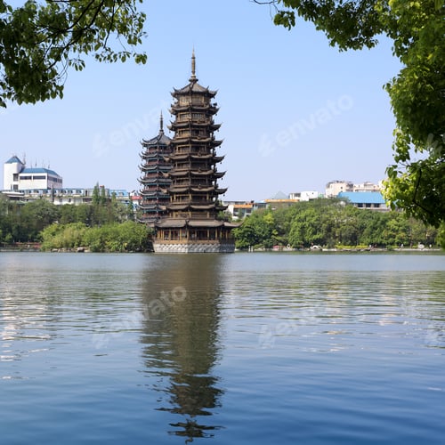 Preview: banyan lake pagodas