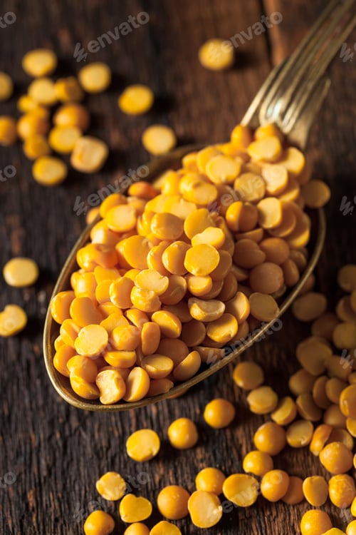 Preview: Raw Organic Yellow Split Peas