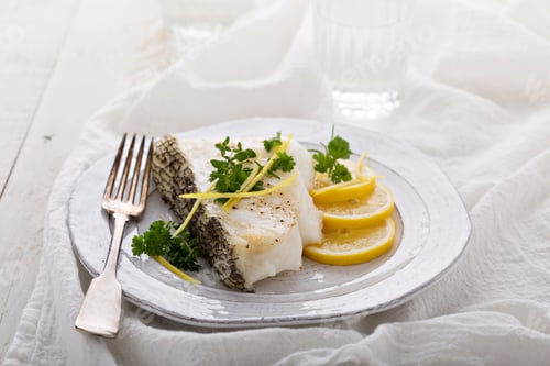 Preview: Grilled stripped bass with lemon and herbs