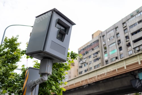 Preview: Speed trap camera on the road in taiwan