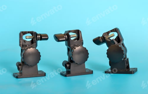 Preview: The damaged plastic-cracked strobe light bracket swivel holder