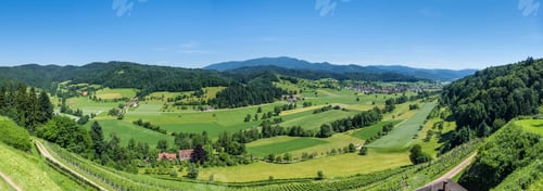 Preview: panoramic view from the Hochburg Emmendingen