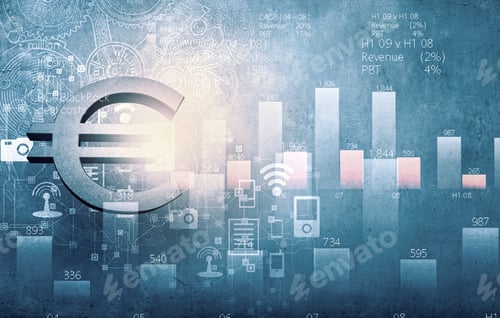 Preview: Abstarct Image With Financial Business Theme And Concepts