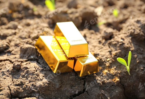 Preview: Gold bars as a symbol of chernozem value