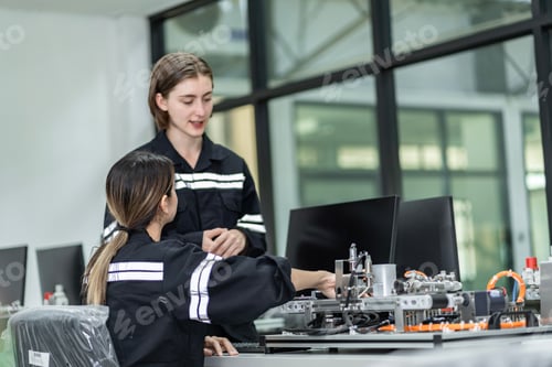Preview: Team engineers practicing maintenance