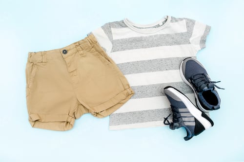 Preview: Summer babies clothes accessories t shirt, shorts,sneakers.fashion kids outfit.children's clothing