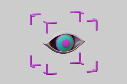 Visualização: Olho abstrato e feixes