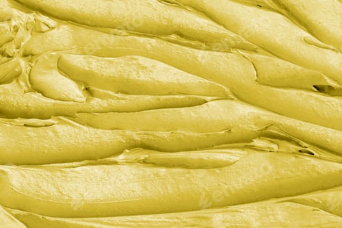 Preview: Yellow frosting texture background close-up