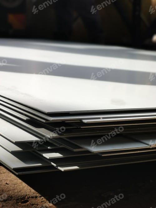 Preview: a bunch of electro galvanized sheet metal