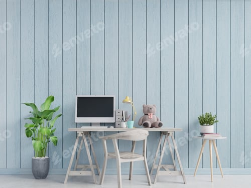 Preview: Modern home office interior.