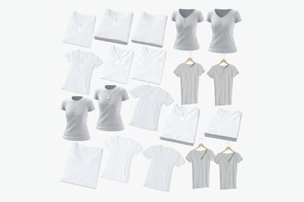 Preview: Fitted T-Shirts for Women: Variety Pack