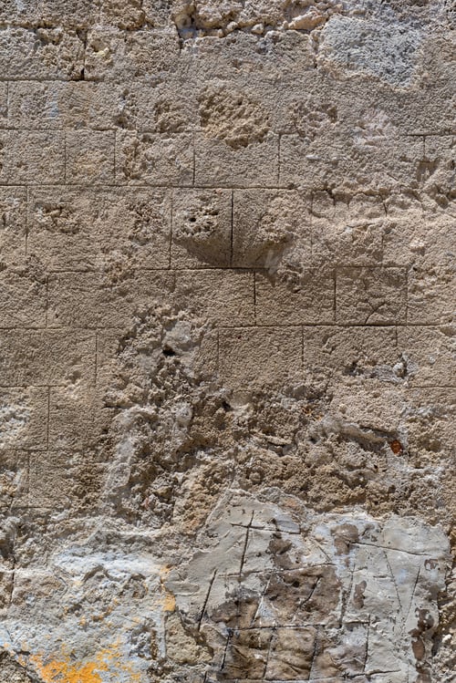 Preview: Old Rough Texture Of A Stone Wall And Ruins For A Background And For Wallpaper
