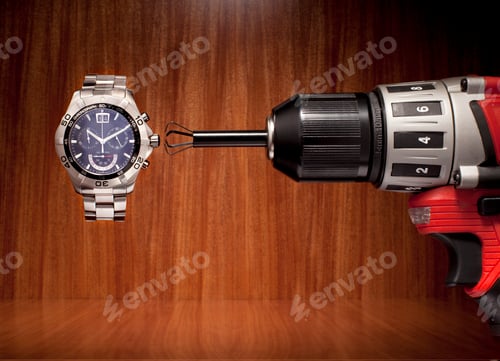 Watch Modification with a Power Drill Concept