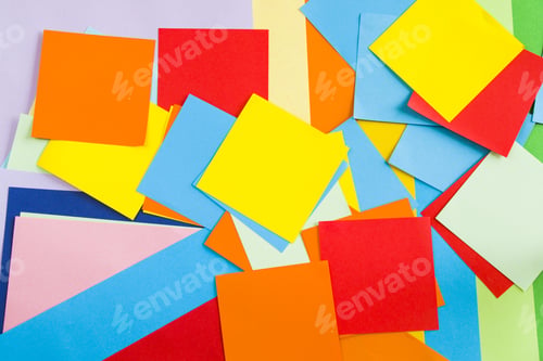 Preview: Closeup shot of colorful paper for background and wallpaper