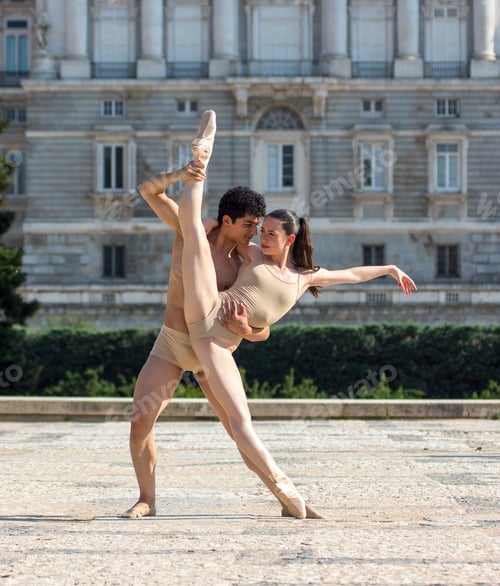 Preview: ballet dancers on the street