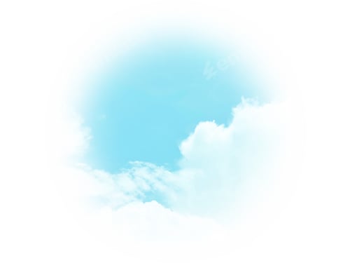 Preview: Soft blue sky and white clouds frame