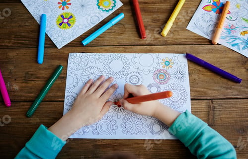 Preview: Kid coloring pics