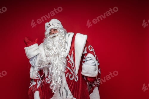 Preview: Father Frost dancing with hand up.