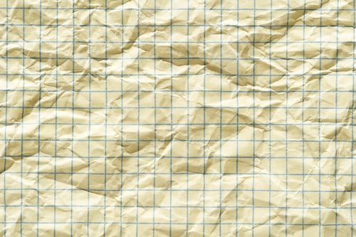 Preview: Textured Wrinkled Paper Background with Pale Yellow Hue