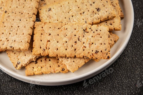 Preview: cracker whole grain healthy food durum wheat cookies tasty snack fresh gourmet food