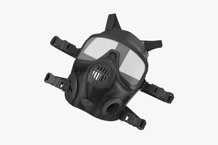 Preview: Police Riot Gear Gas Mask - Protective Helmet