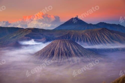 Preview: Mount Bromo reveals majestic volcanic ridges bathed in golden light