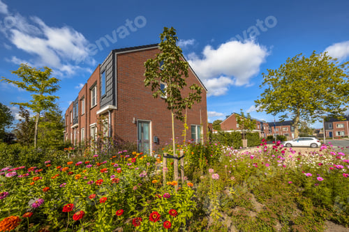 Preview: Street modern houses