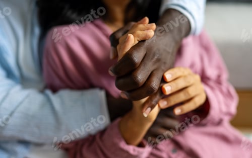 Preview: Handshake between people of different ethnicities, symbolizing trust, harmony, belonging, and unity