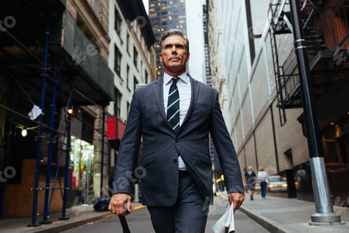 Preview: Senior businessman in New York