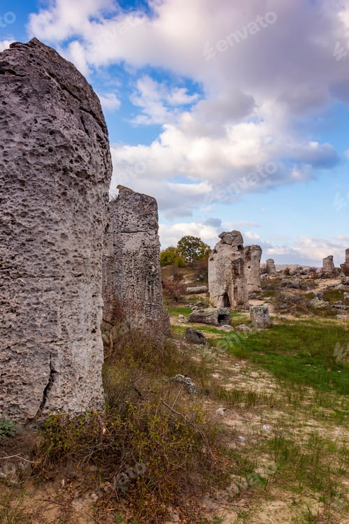 Preview: Standing Stones - natural rock formations in Varna Province, Bulgaria.