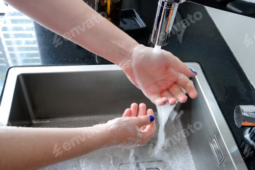 Preview: Washing hands with the soap