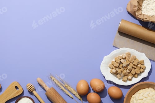 Preview: Concept of accessories for cooking and baking - baking paper