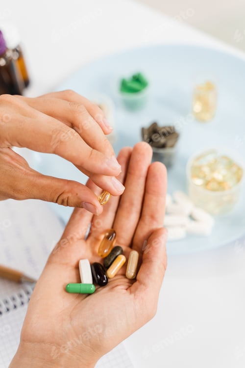 Preview: Daily supplement intake prescription written by nutritionist