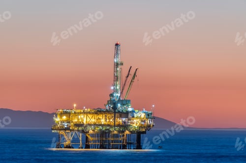 Preview: Oil Platform at Dusk
