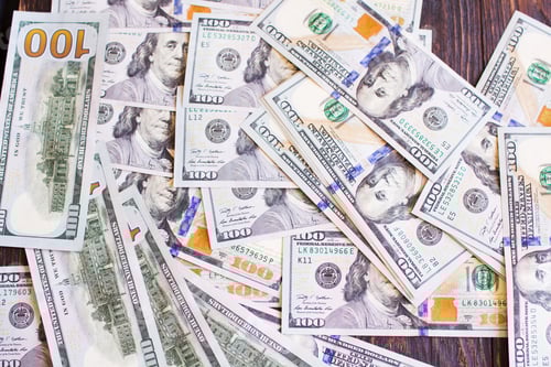 Preview: Money Background of United States One Hundred Dollar Bills