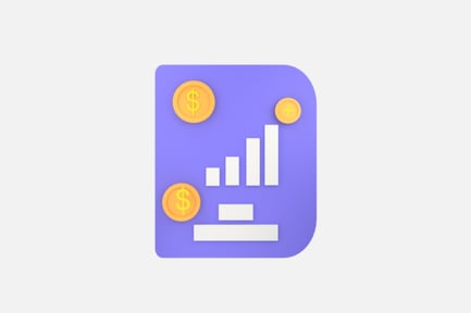 Preview: Knowledge Book Chart 3D Illustration