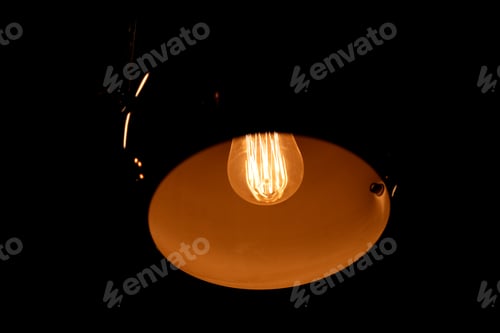 Preview: Hanging lights with shallow depth of field.