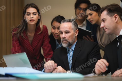 Preview: Business team partner meeting together to brainstorming for new ideas of business marketing project