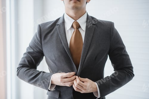 Preview: smart Asian businessman in suit