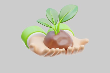 Preview: Hand Holding Seedling