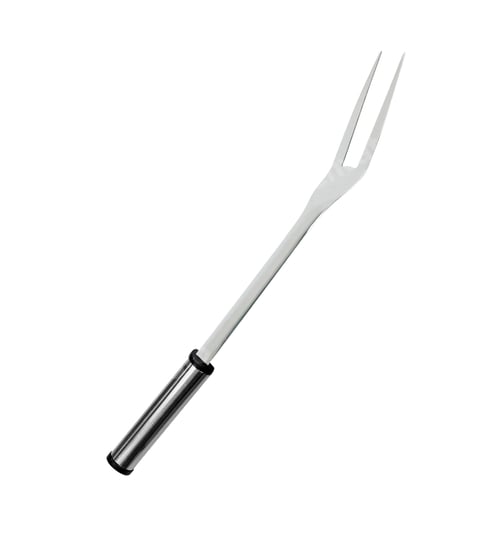 Preview: Steak and barbeque fork isolated on white