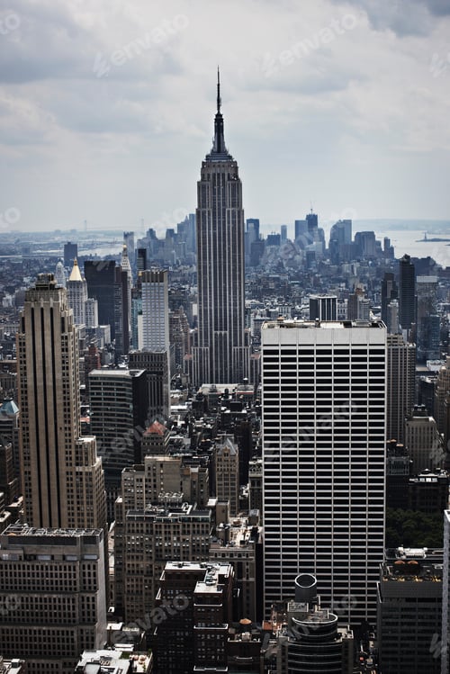 Preview: Aerial view of New York skyscrapers