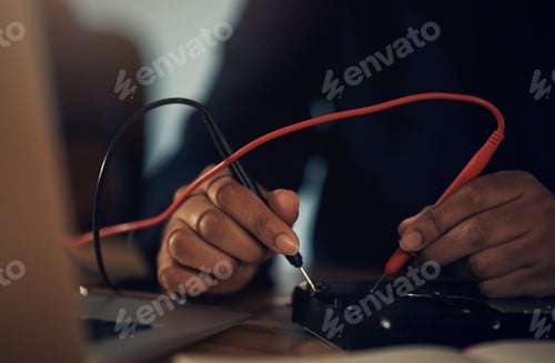 Preview: Shot of an unrecognisable technician repairing computer hardware
