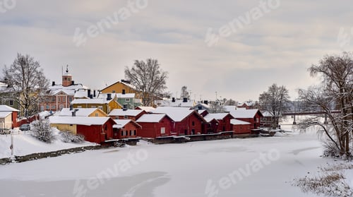 Preview: View of historic Porvoo Old town