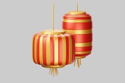 Preview: Expedition lanterns decorative set