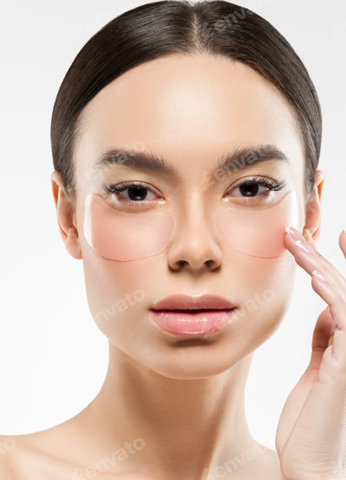 Preview: Eyes mask putch cosmetic clean woman face beauty putches isolated