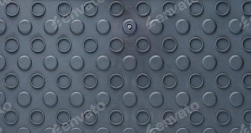 Preview: Abstract gray plastic texture with round bumps, full frame