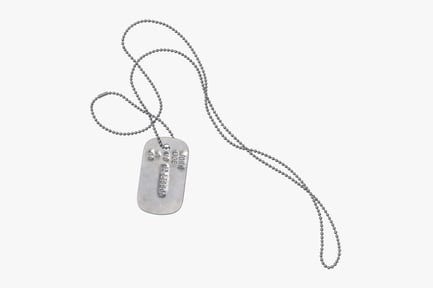 Preview: Military Dog Tag with Ball Chain - John Doe